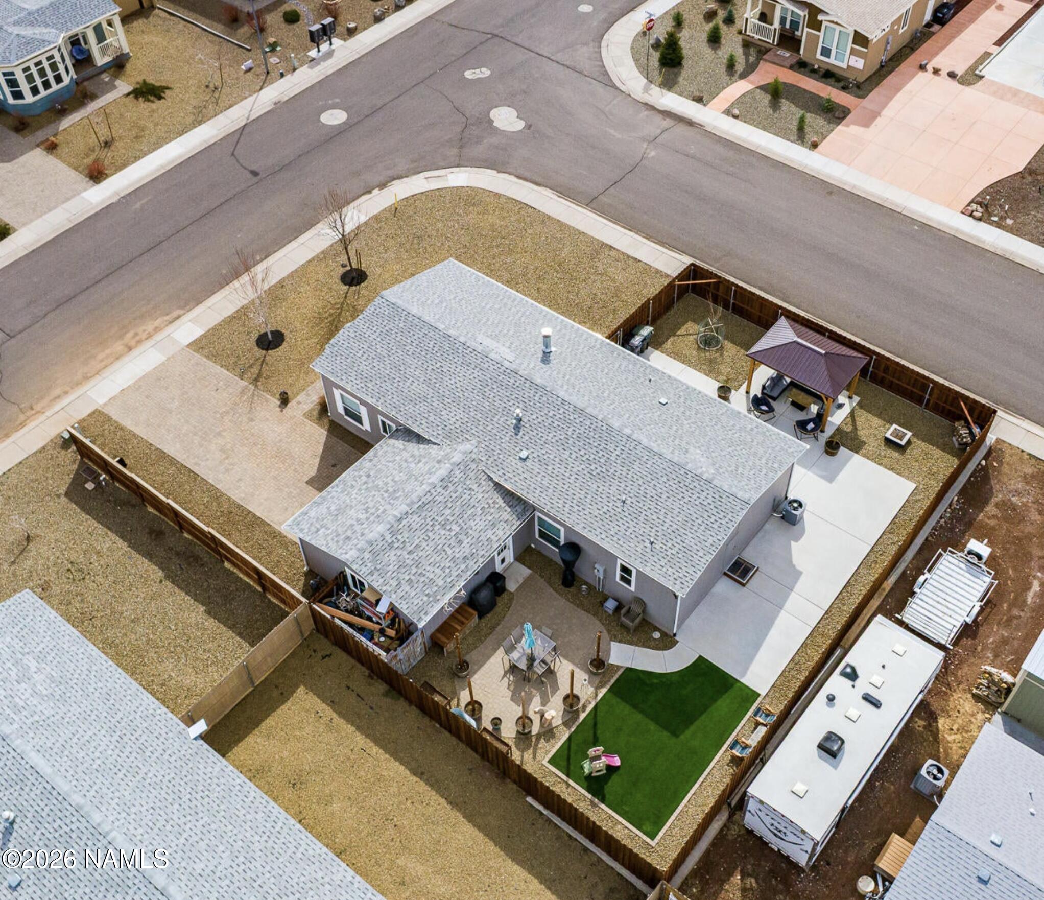 147 Pinecrest Trail Williams, AZ 86046 - Photo 39 of 39 an aerial view of a residential houses with terrace