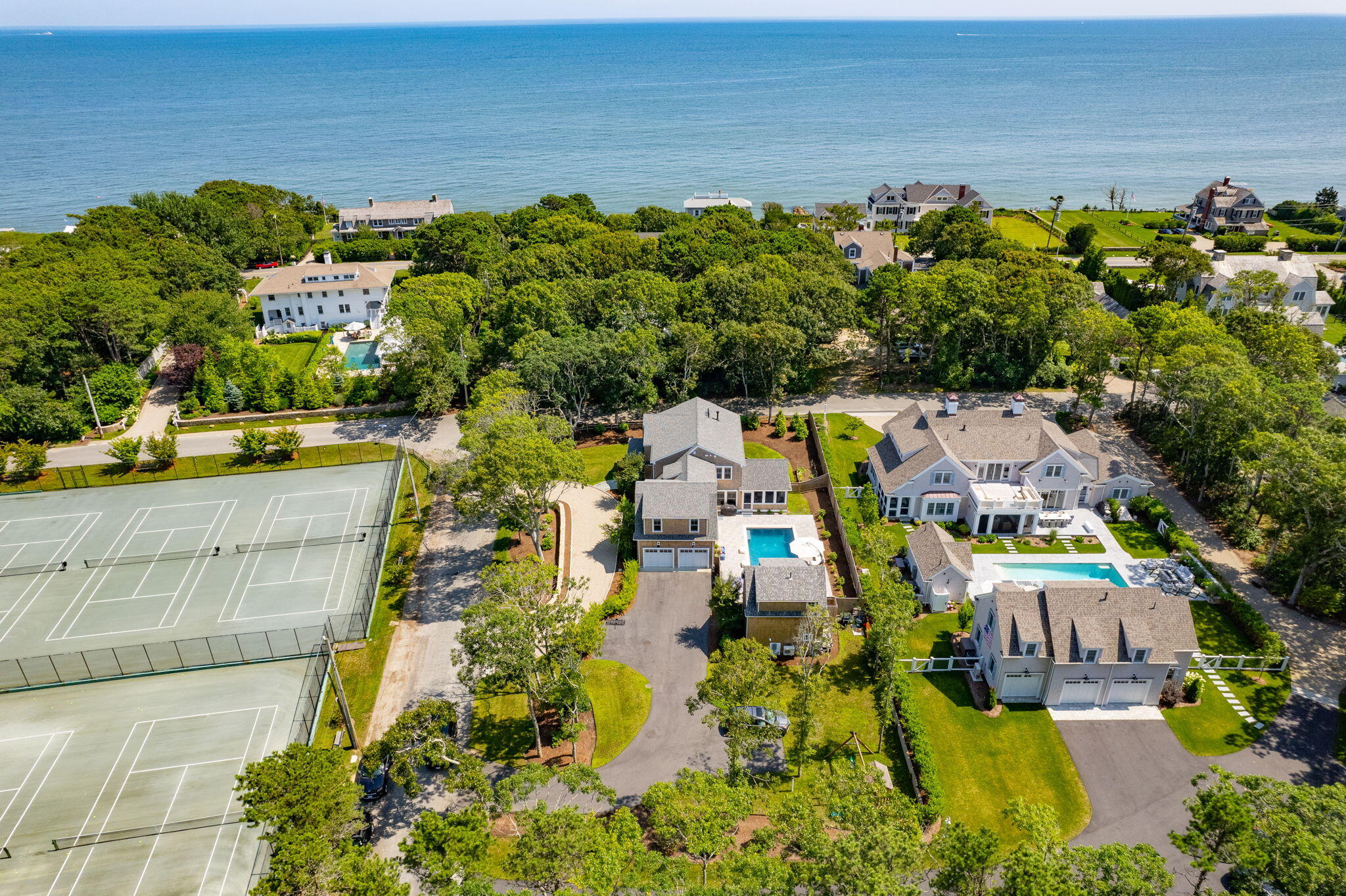 101 Warren Street Osterville, MA 02655 - Photo 31 of 39 an aerial view of residential houses with outdoor space