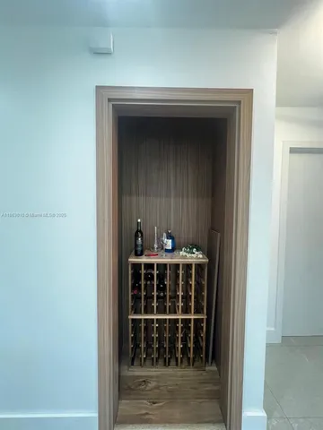 a view of a door and a window