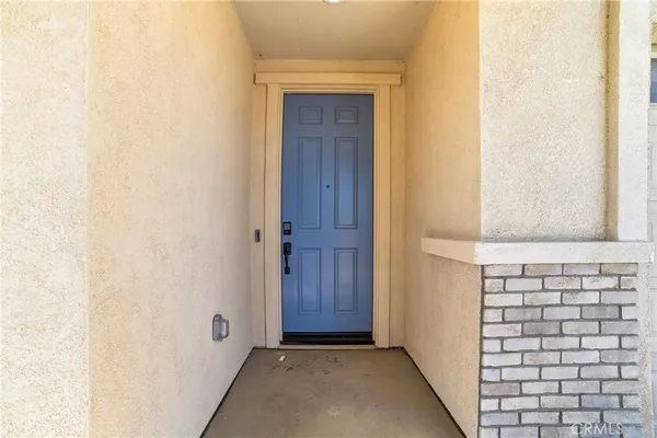 a view of front door