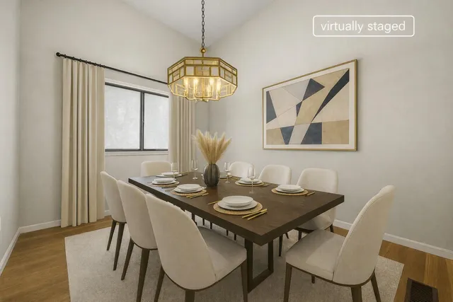 a view of a big room with windows and closet