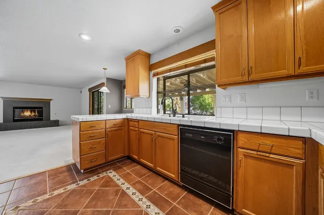 a aerial view of a house