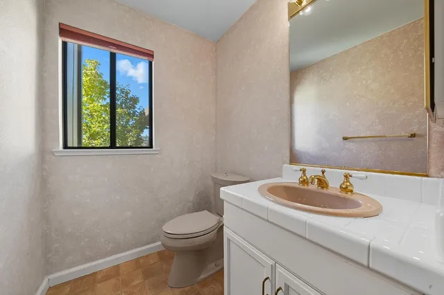 a view of an outdoor space with a garden