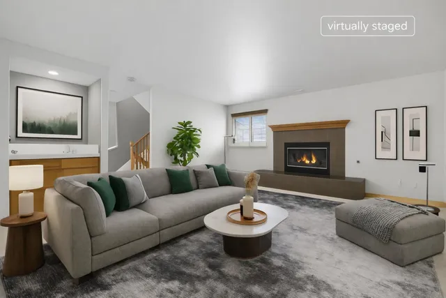 a kitchen with stainless steel appliances granite countertop a refrigerator and cabinets
