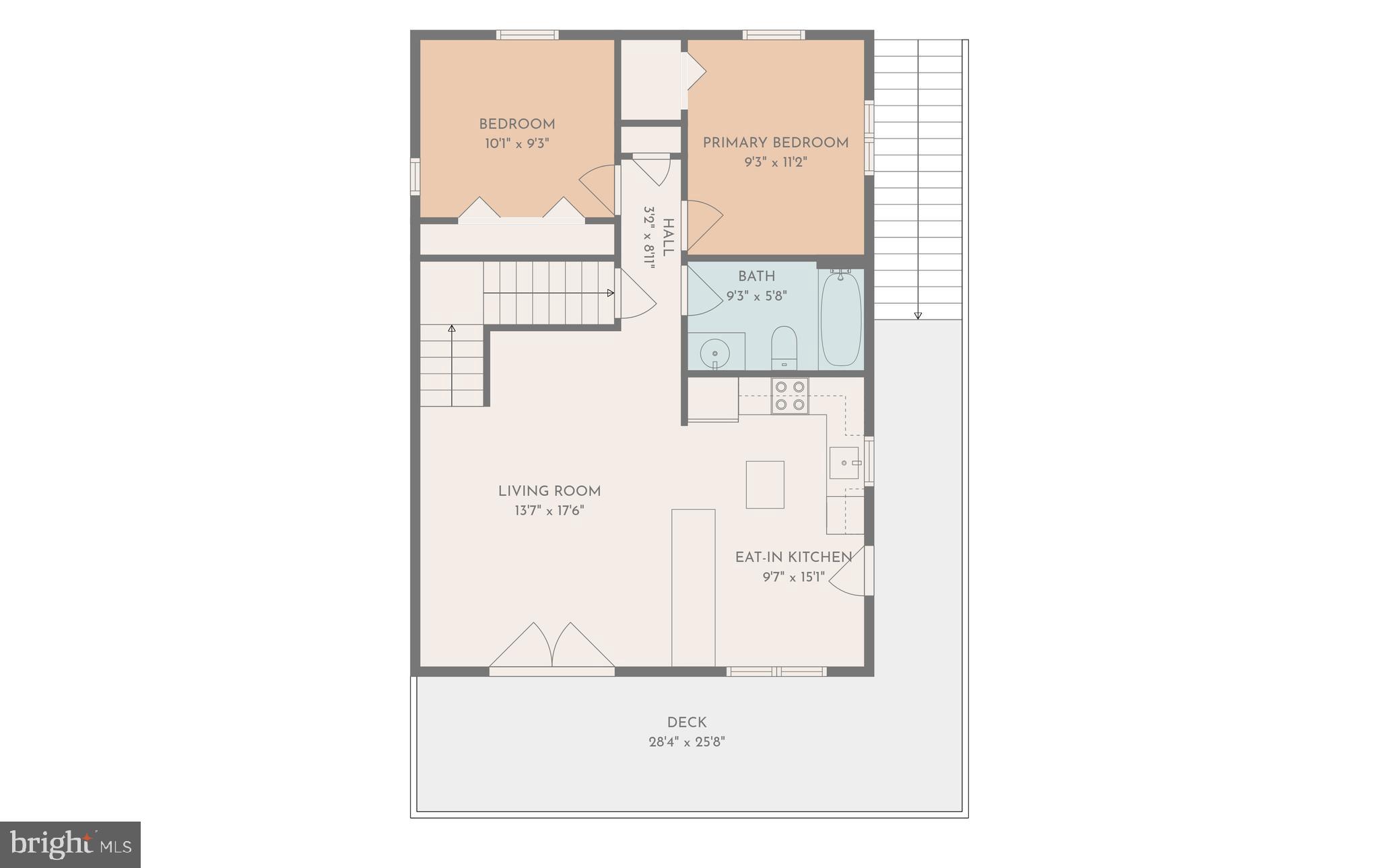 10431 Brighton Road Ocean City, MD 21842 - Photo 38 of 39 2nd floor plan
