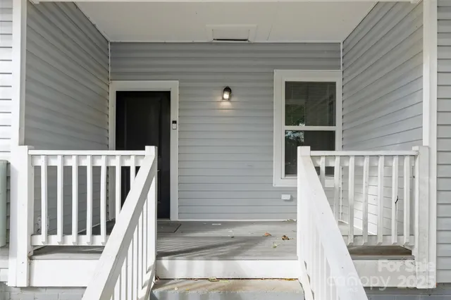 a view of front door