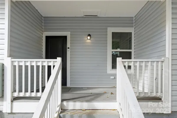 a view of front door