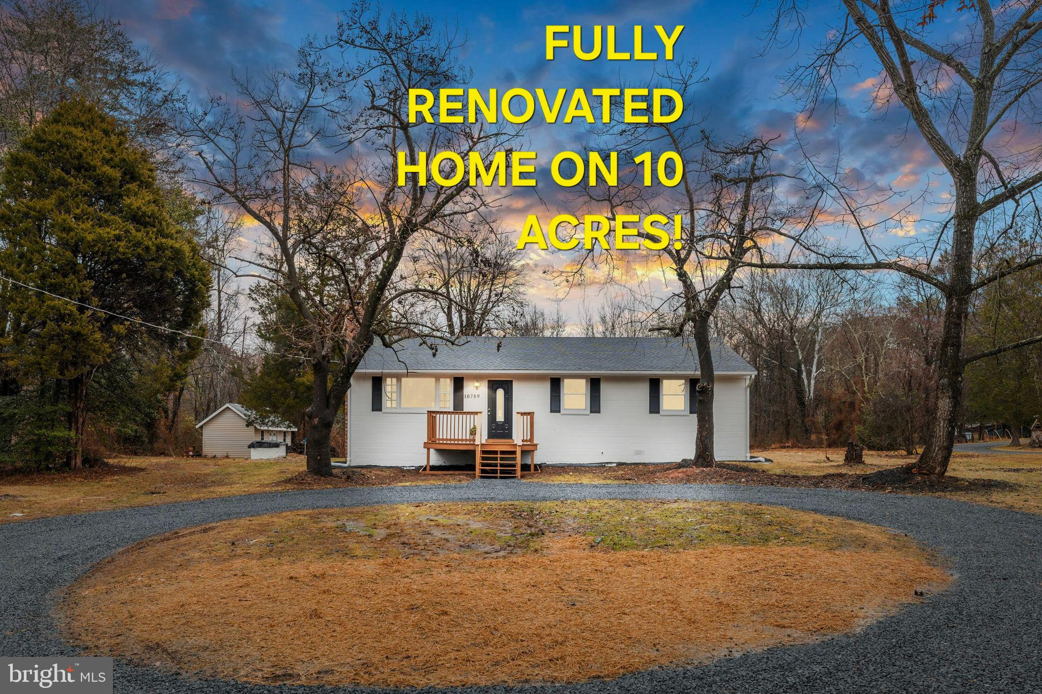 Charming renovated home on expansive acreage!