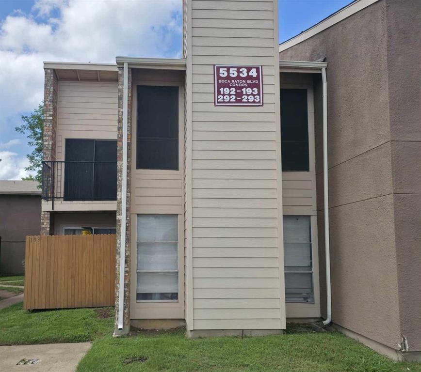 a view of front door of house