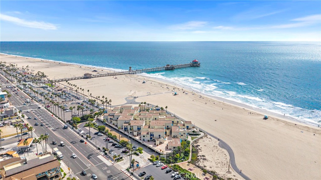 711 Pacific Coast Highway, Unit 330 Huntington Beach, CA 92648 - Photo 48 of 54 an aerial view of beach and ocean