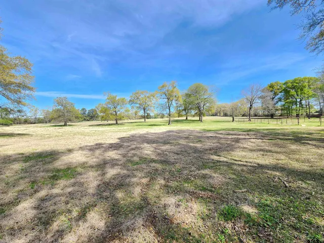 a view of a big yard with an outdoor space and seating