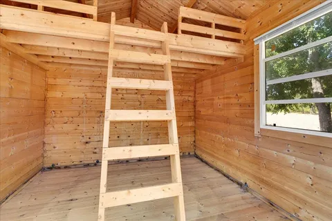 a view of a door of the house