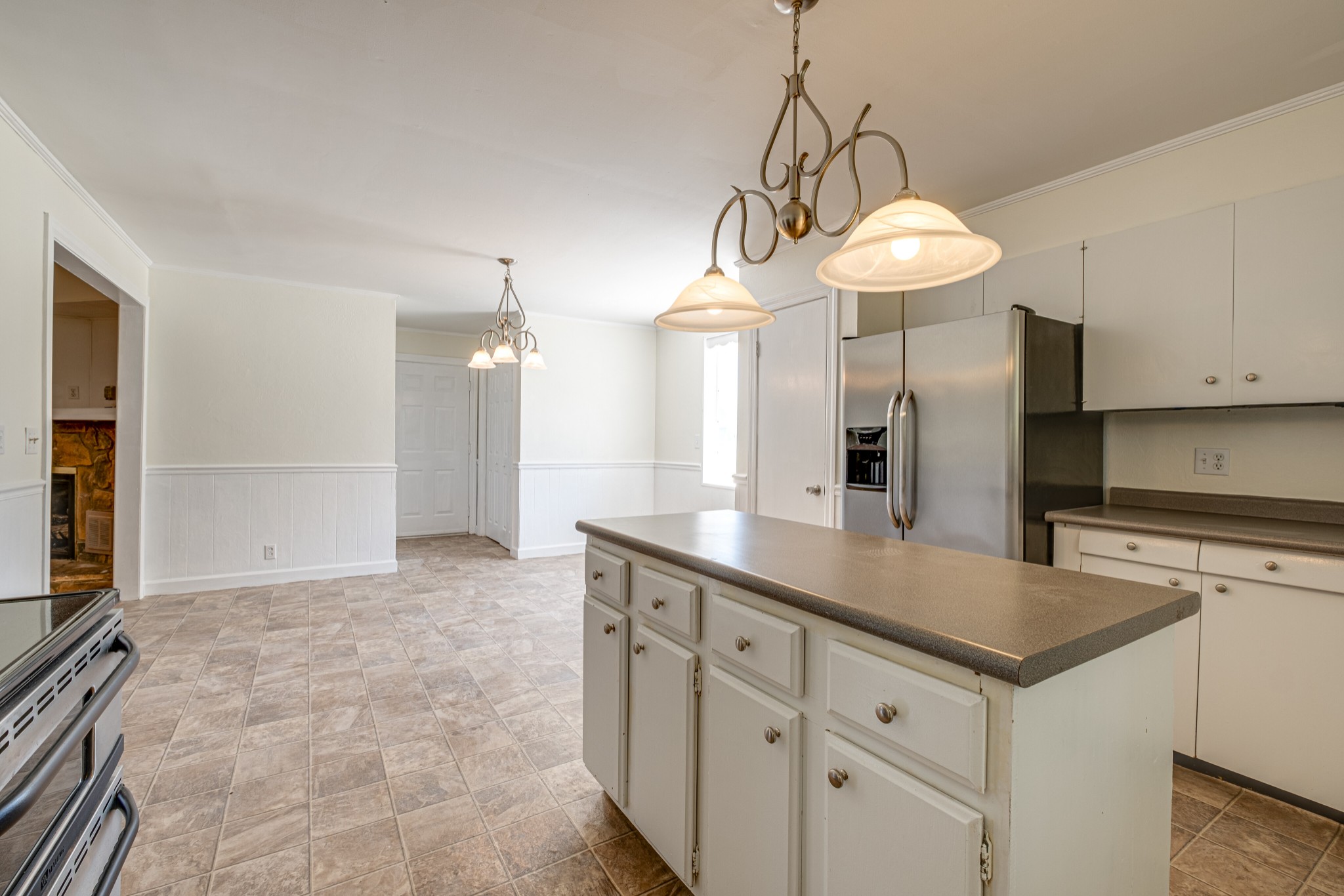 1349 Old Lebanon Dirt Road Mount Juliet, TN 37122 - Photo 16 of 38 a kitchen with a sink and a refrigerator