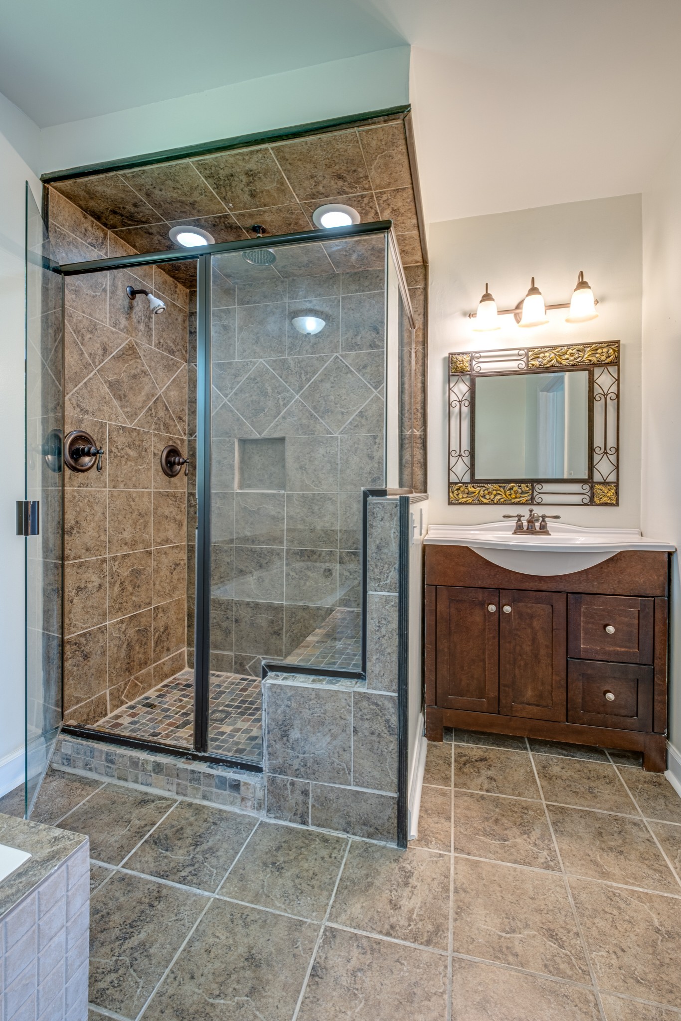 1349 Old Lebanon Dirt Road Mount Juliet, TN 37122 - Photo 23 of 38 a bathroom with a sink a toilet and shower