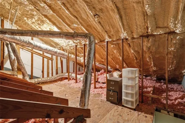 a view of an empty room