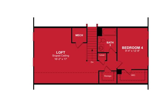 1293 Gannett Road Mount Pleasant, SC 29464 - Photo 3 of 15 BP22 Second Floor Schematic