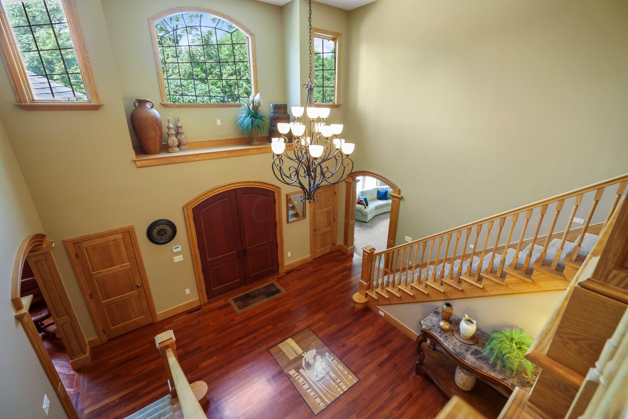 6201 Wilson Road Butler, OH 44822 - Photo 31 of 59 view from top os stairs