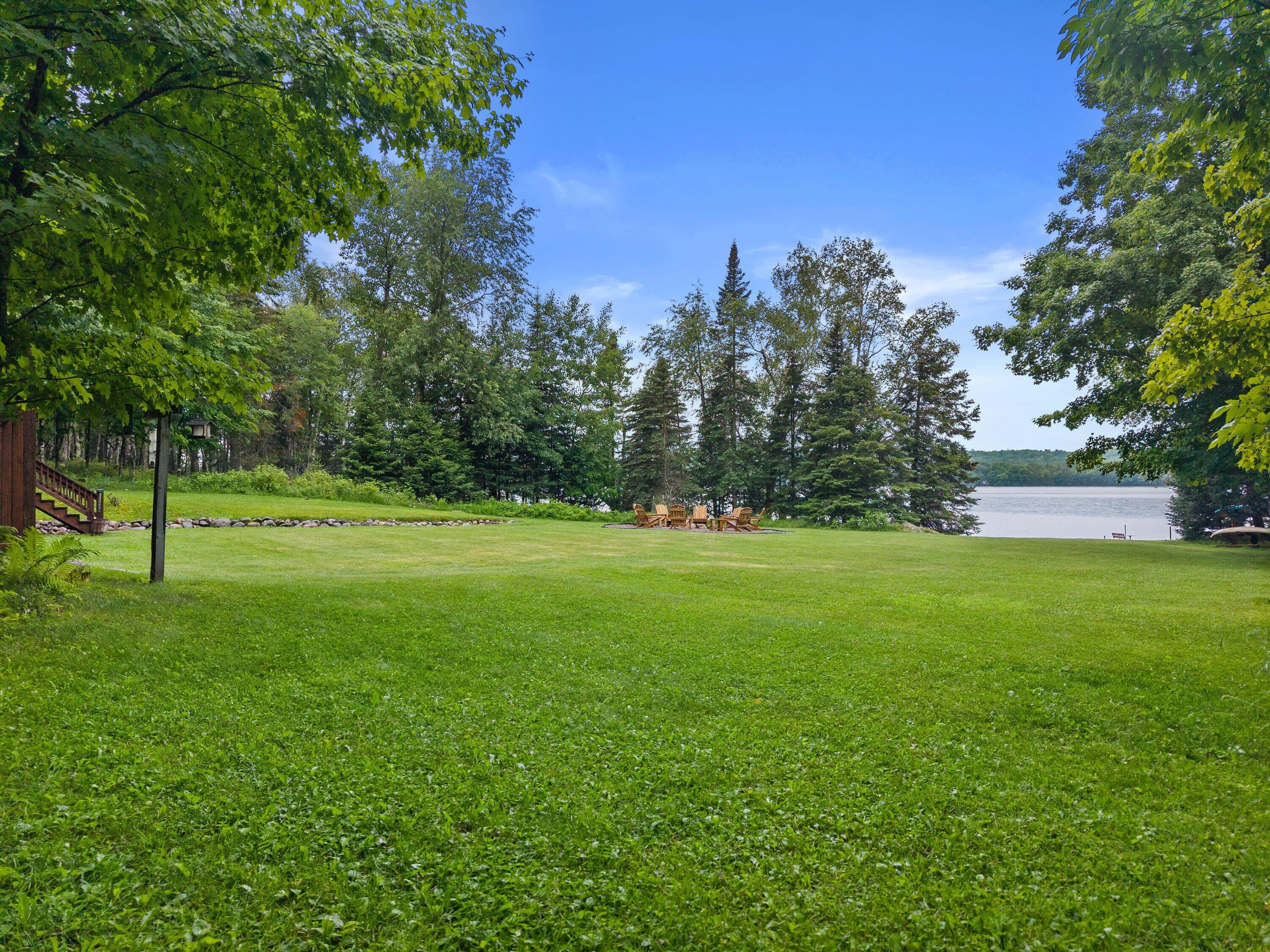 11098 East Halsey Lake Road Long Lake, WI 54542 - Photo 19 of 63 great lawn space