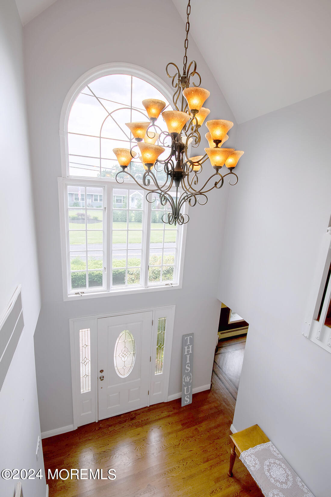 72 Vanderveer Road Freehold, NJ 07728 - Photo 42 of 53 a view of a chandelier fan and wooden floor