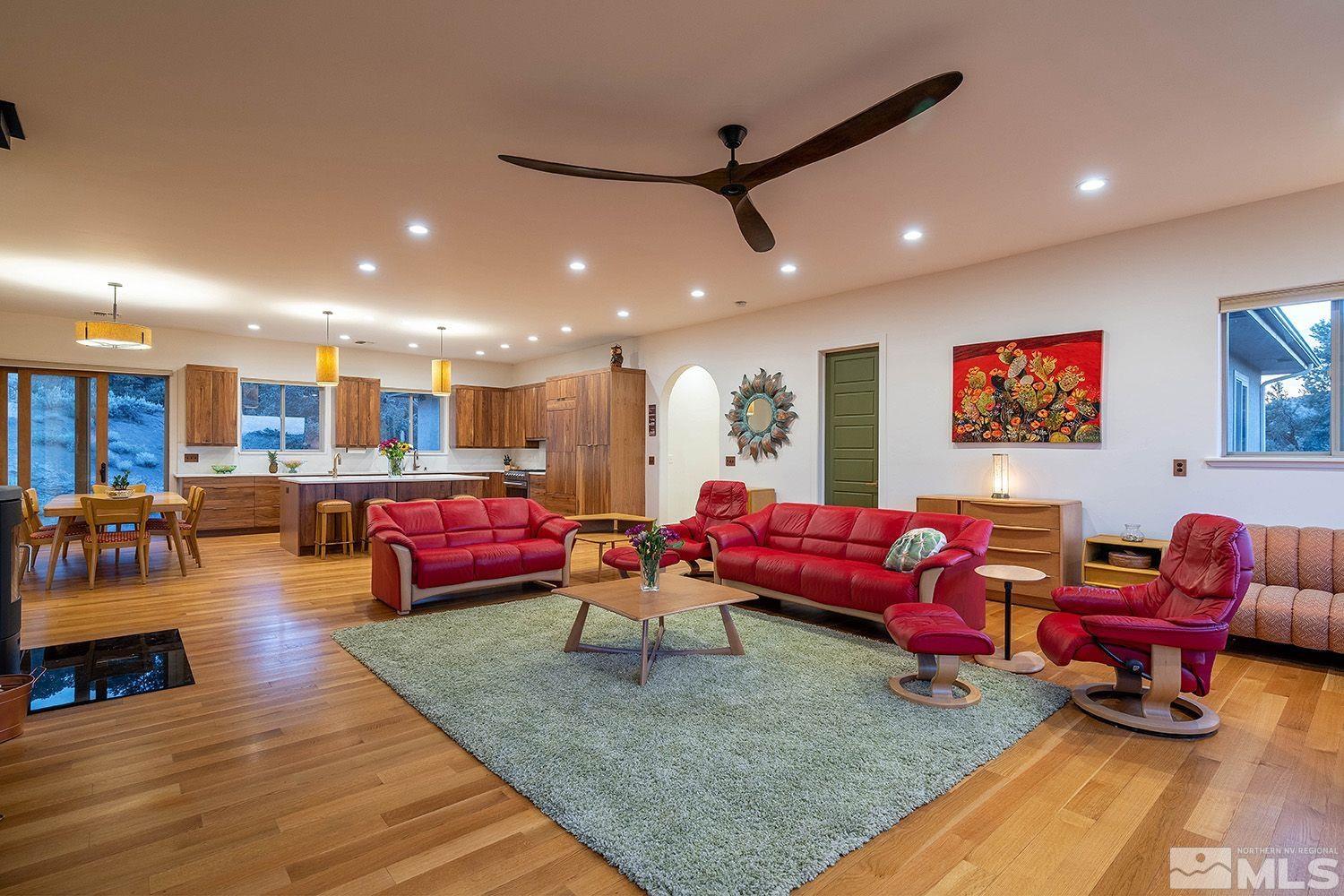 21635 Delta Drive Reno, NV 89521 - Photo 13 of 27 a living room with furniture and kitchen view