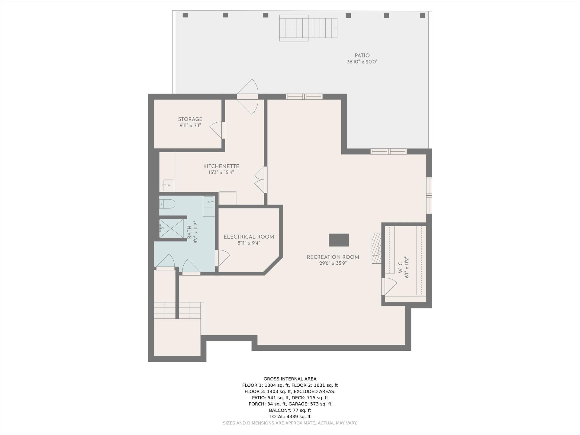 4720 Phyllis Road Northeast Roanoke, VA 24012 - Photo 59 of 59 Floor Plan Lower
