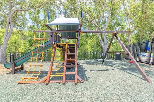 a view of balcony and yard