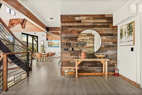 a view of livingroom with furniture and wooden floor