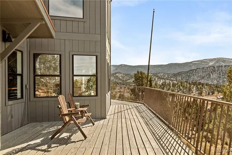 a view of balcony with chair