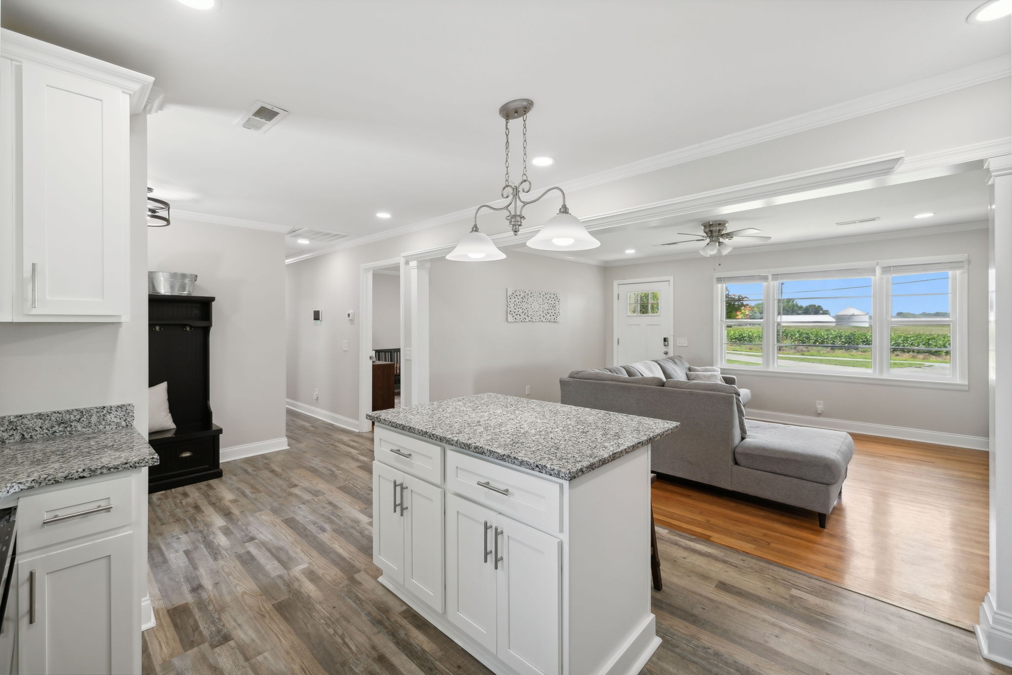 40 Yates Road Hillsboro, TN 37342 - Photo 11 of 39 a kitchen with granite countertop a stove and a sink