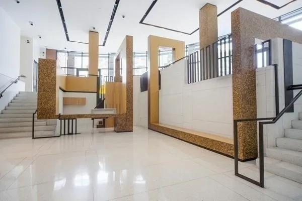 a view of a porch with a bench