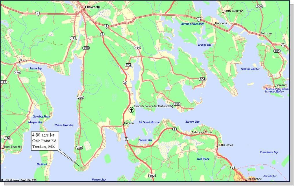 Lot Oak Oak Point Road Trenton, ME 04605 - Photo 2 of 10 Conveniently located between...