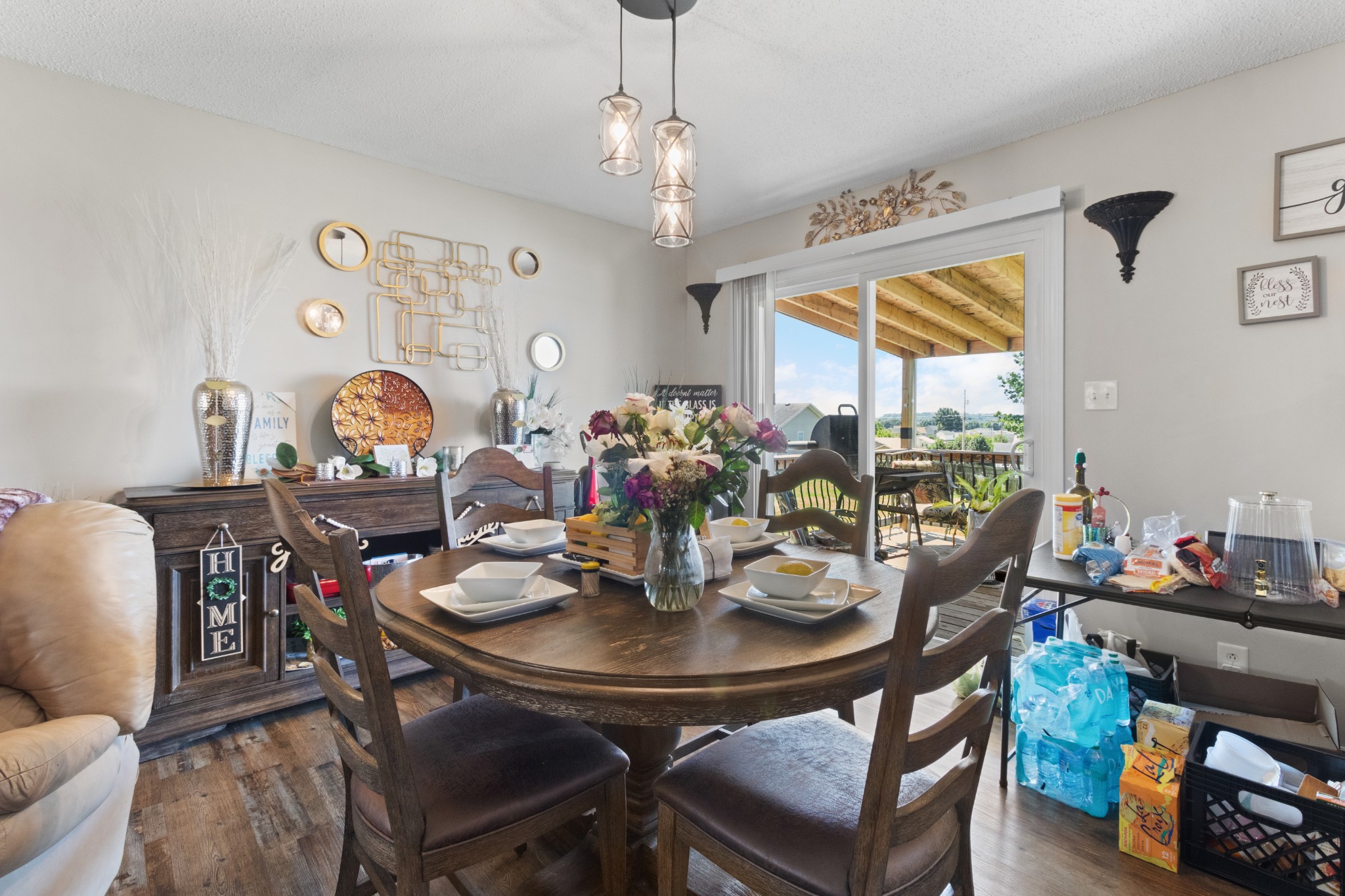 607 Avondale Road Oak Grove, KY 42262 - Photo 11 of 32 a view of a dining room with furniture window and outside view
