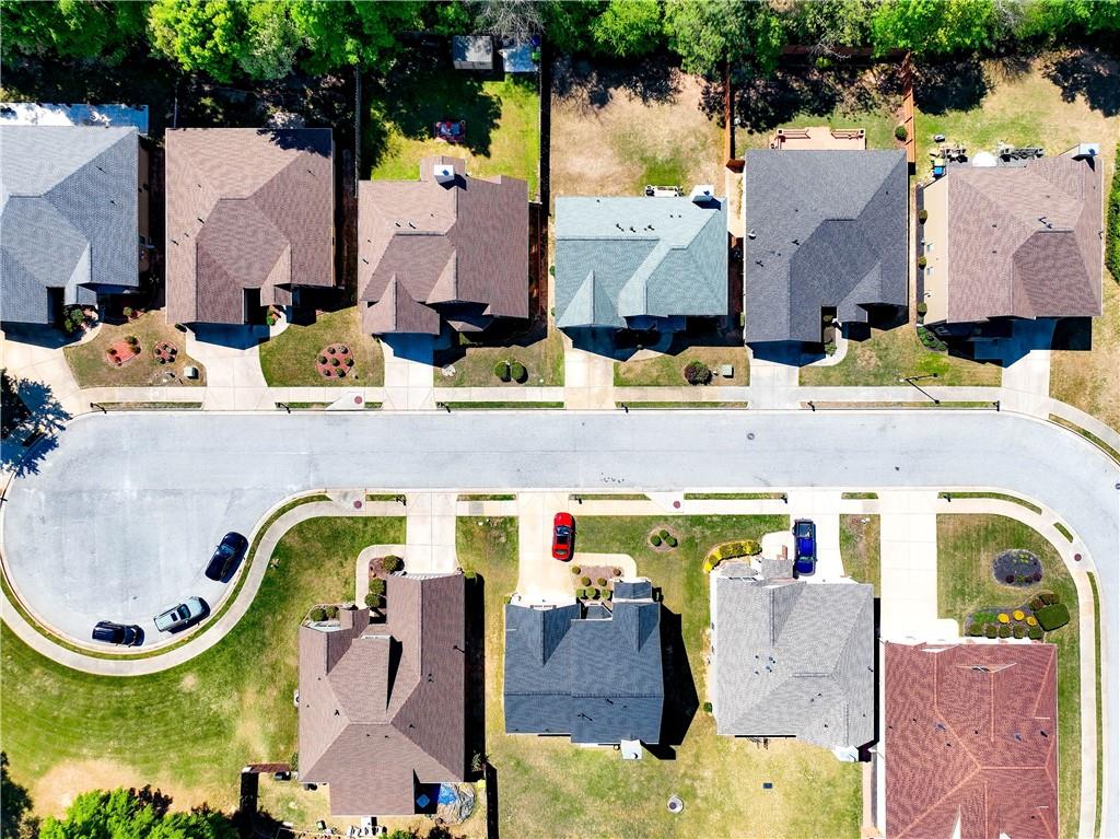 70 Sylvan Loop Fayetteville, GA 30214 - Photo 4 of 40 an aerial view of residential houses with outdoor space and swimming pool