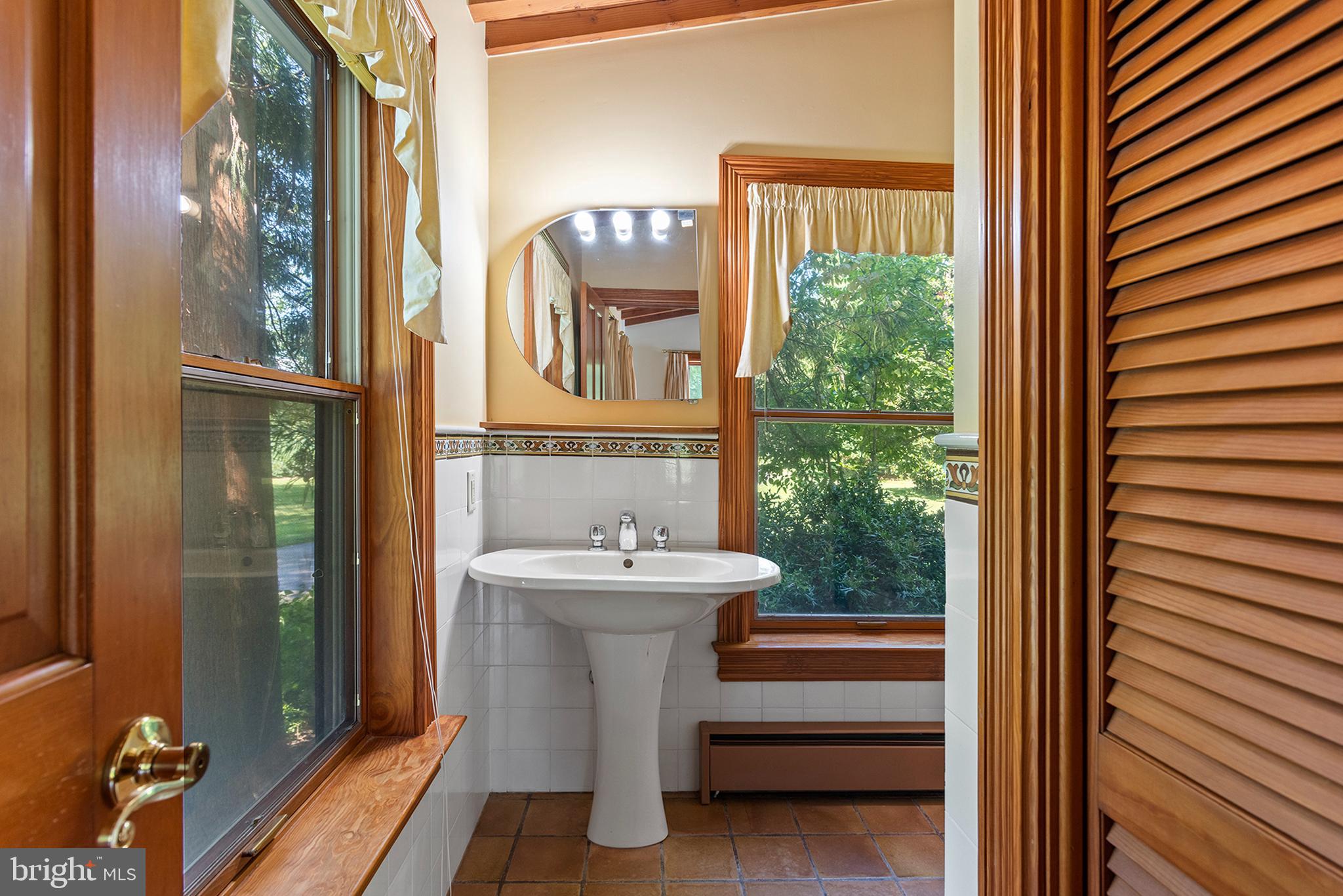 8293 Brices Mill Road Chestertown, MD 21620 - Photo 57 of 59 a bathroom with a sink a mirror and a shower