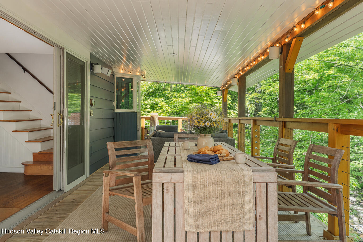 22 Old Mill Road Stephentown, NY 12169 - Photo 13 of 55 a view of deck with furniture and garden