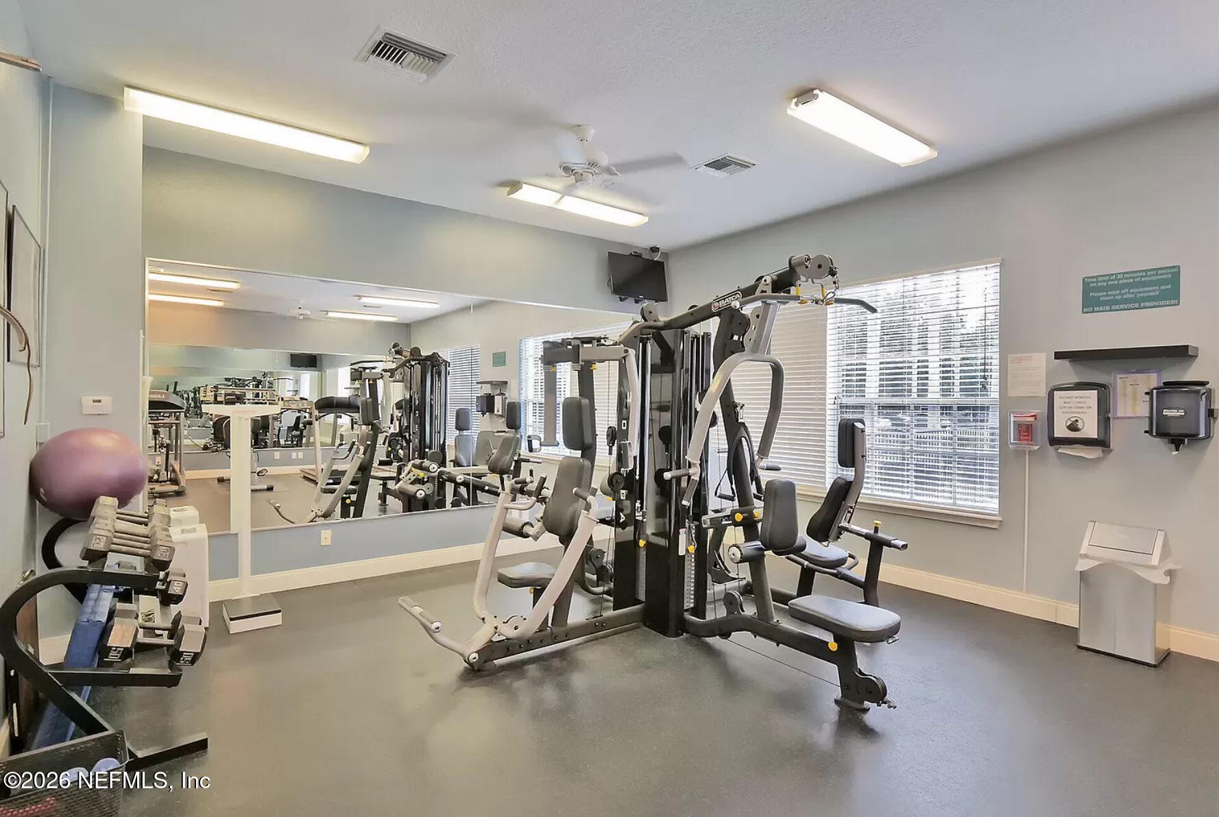 10550 Baymeadows Road, Unit 522 Jacksonville, FL 32256 - Photo 22 of 25 a view of a room with gym equipment