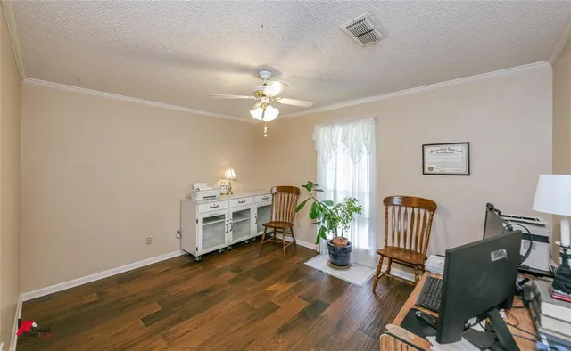 a view of a house with backyard and a tree
