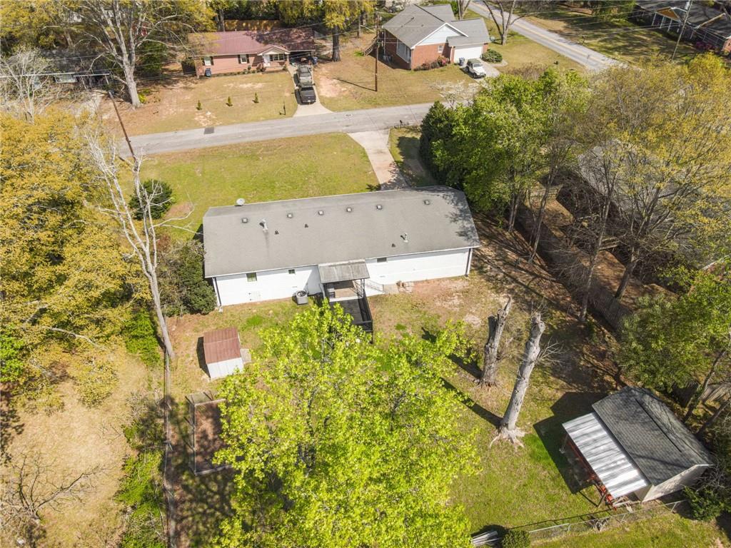 150 Sims Street Winder, GA 30680 - Photo 35 of 61 an aerial view of residential house with swimming pool