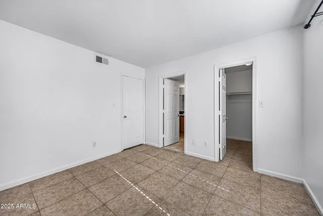 a view of an empty room