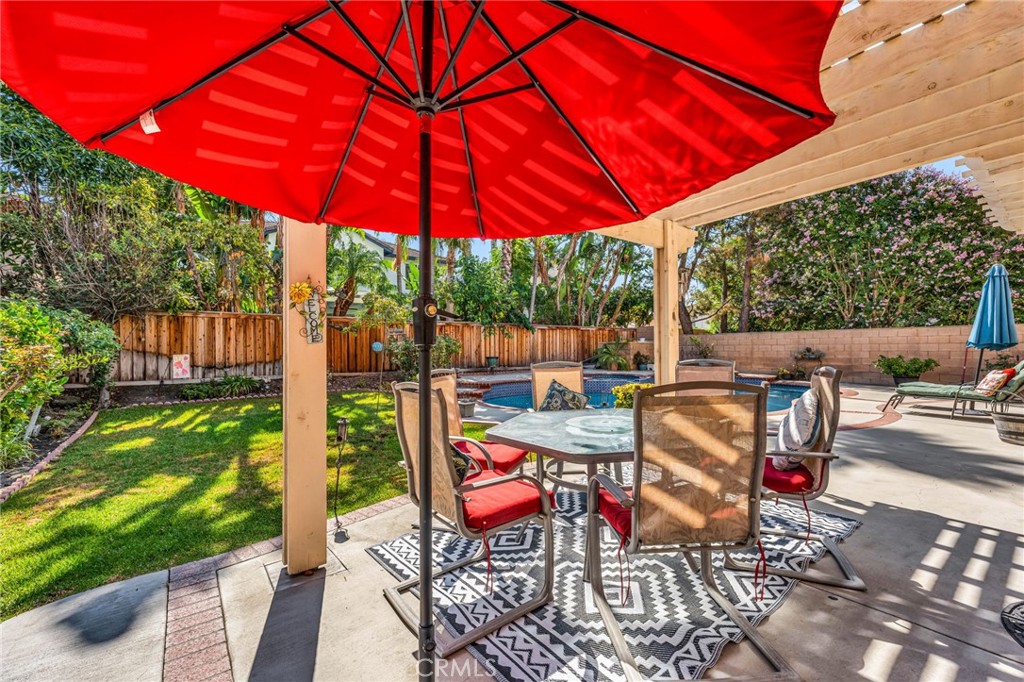 6874 Raspberry Court Eastvale, CA 92880 - Photo 30 of 36 a view of yard with patio