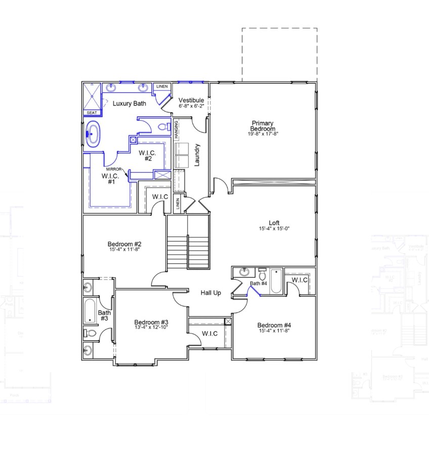 Lot 101 Limestone Circle Anderson, SC 29625 - Photo 6 of 6 Explore the meticulously designed floor plan showcasing bedrooms, baths, and functional spaces.