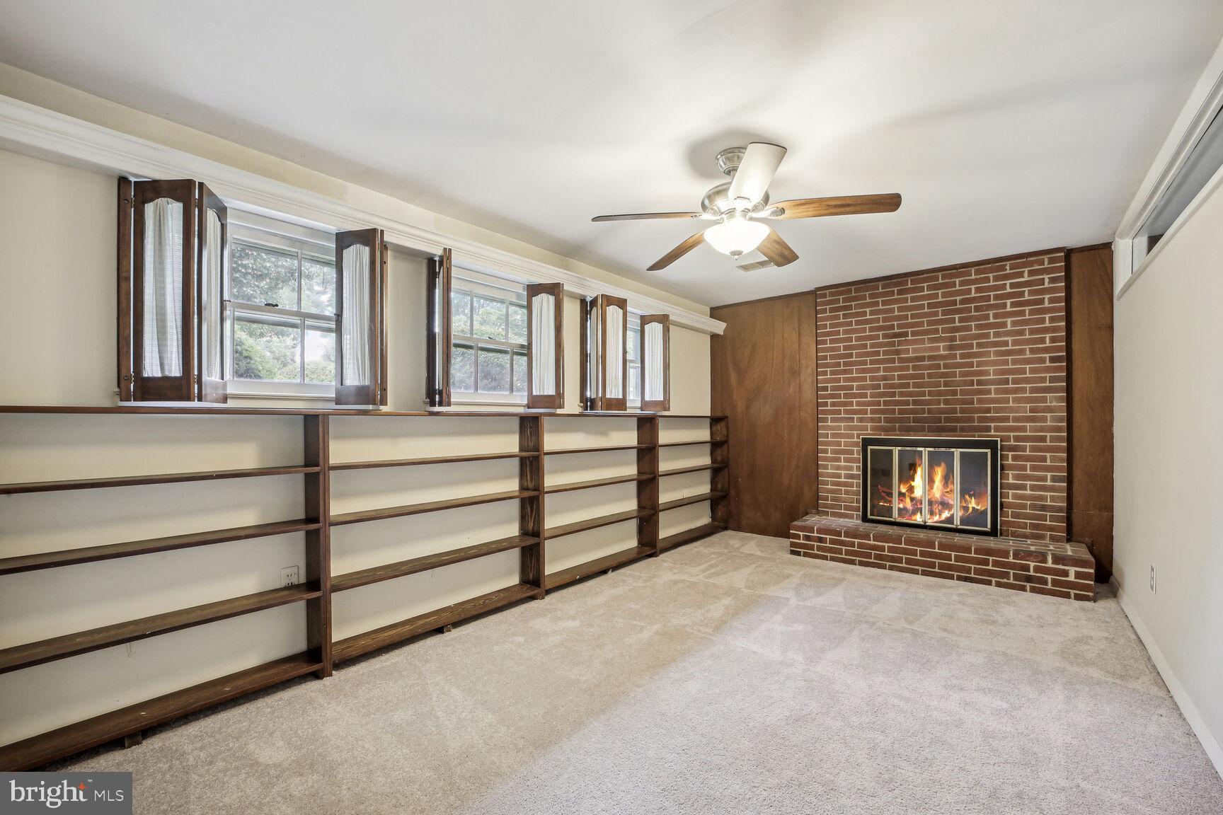 7009 Capitol View Drive McLean, VA 22101 - Photo 12 of 18 Bonus Room in Lower Level w/Fireplace