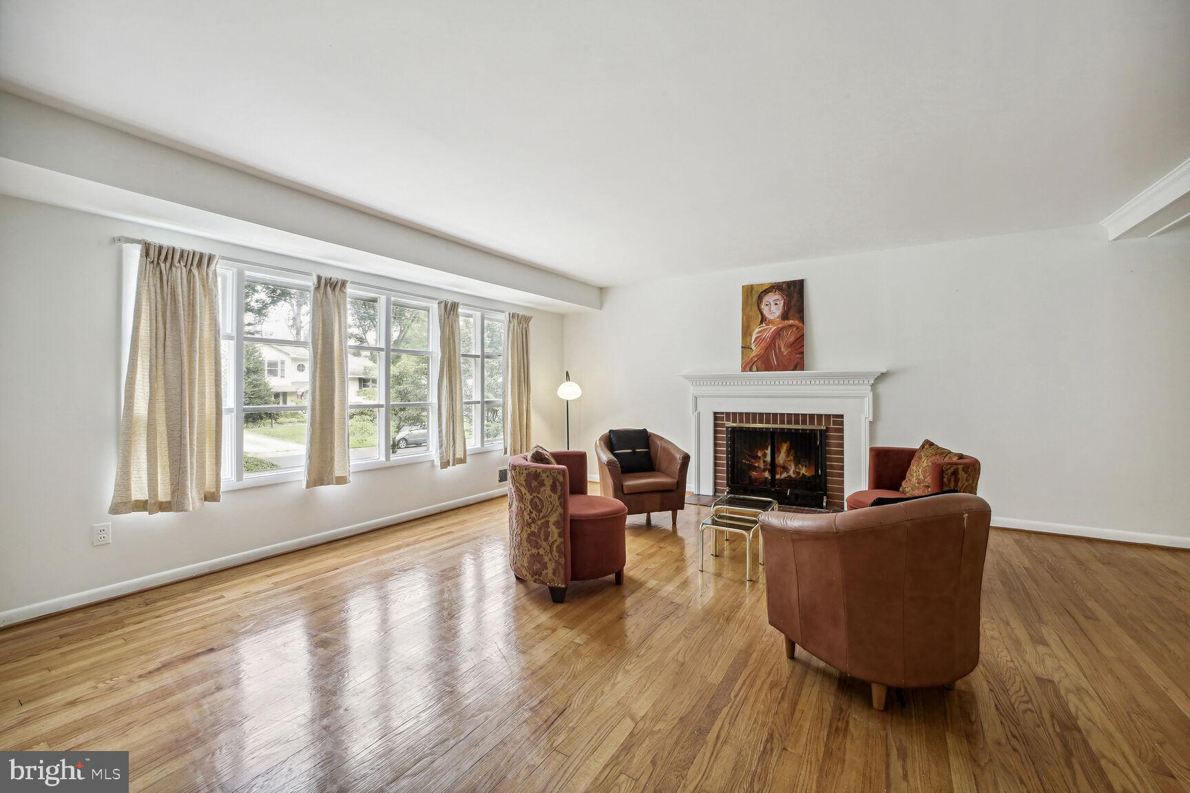 7009 Capitol View Drive McLean, VA 22101 - Photo 2 of 18 Living Room w/Fireplace