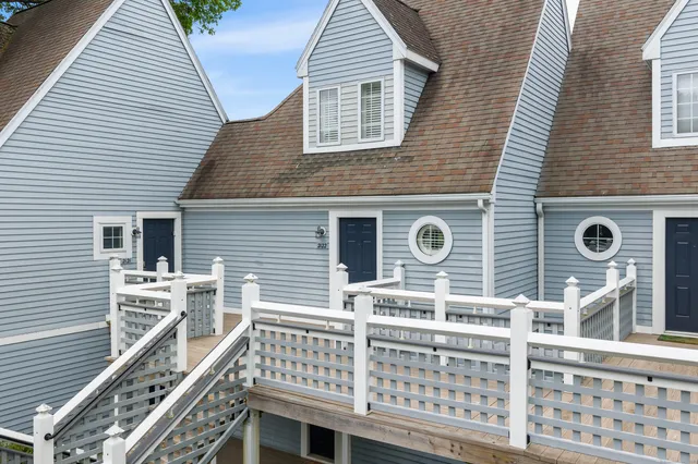 a view of front door of house