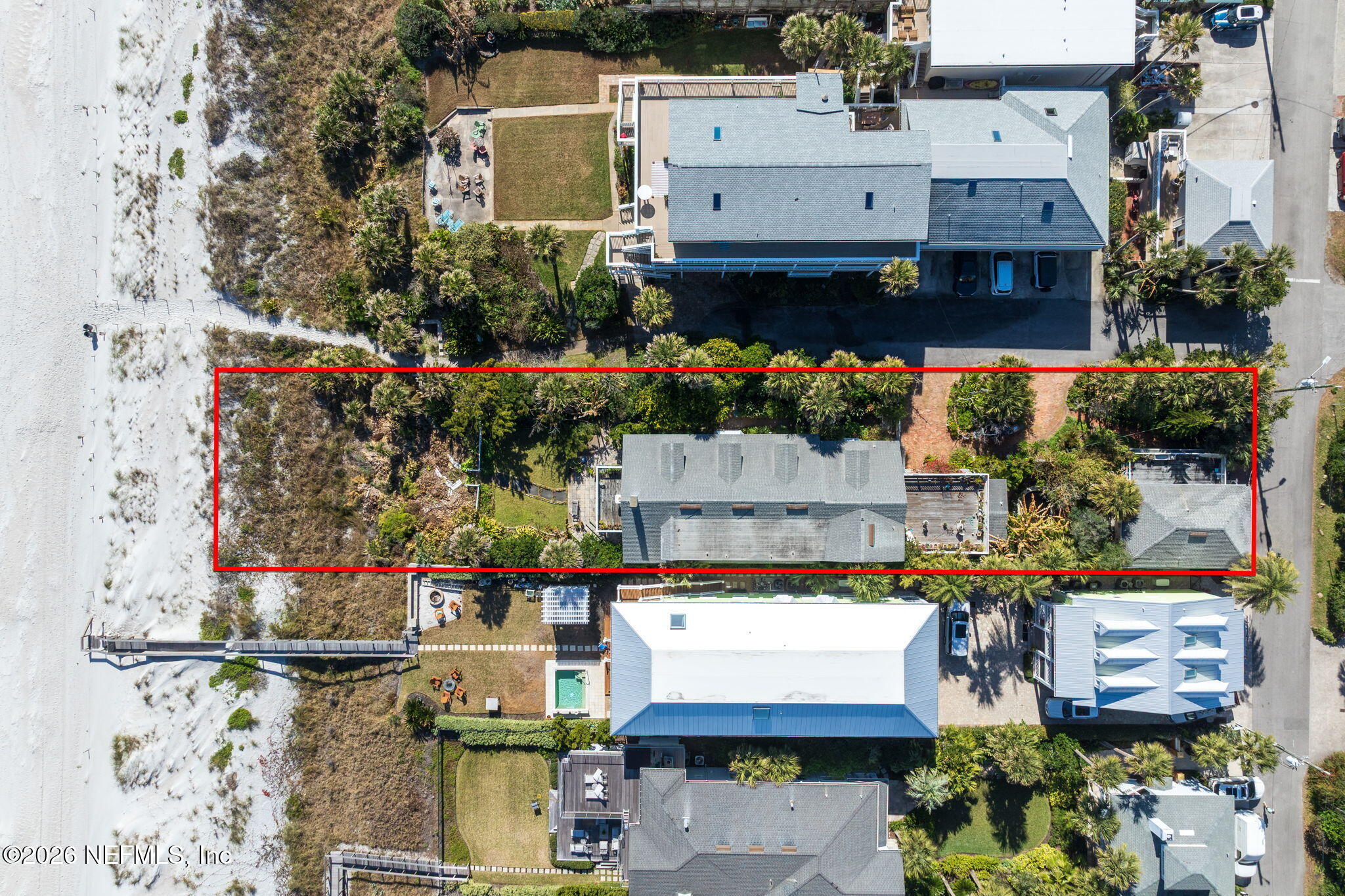 211 Beach Avenue Atlantic Beach, FL 32233 - Photo 2 of 44 an aerial view of multiple house