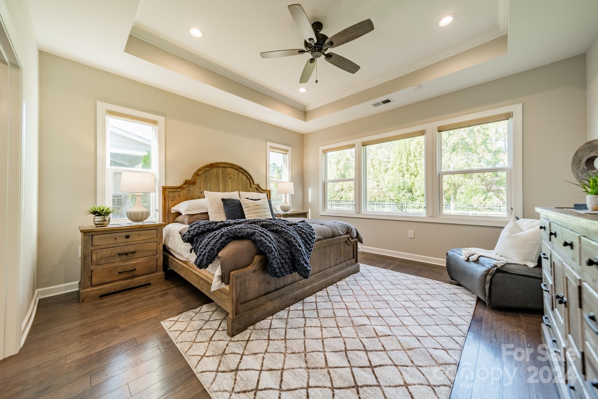 2826 Walker Road Matthews, NC 28105 - Photo 27 of 45 a bedroom with a bed and a window