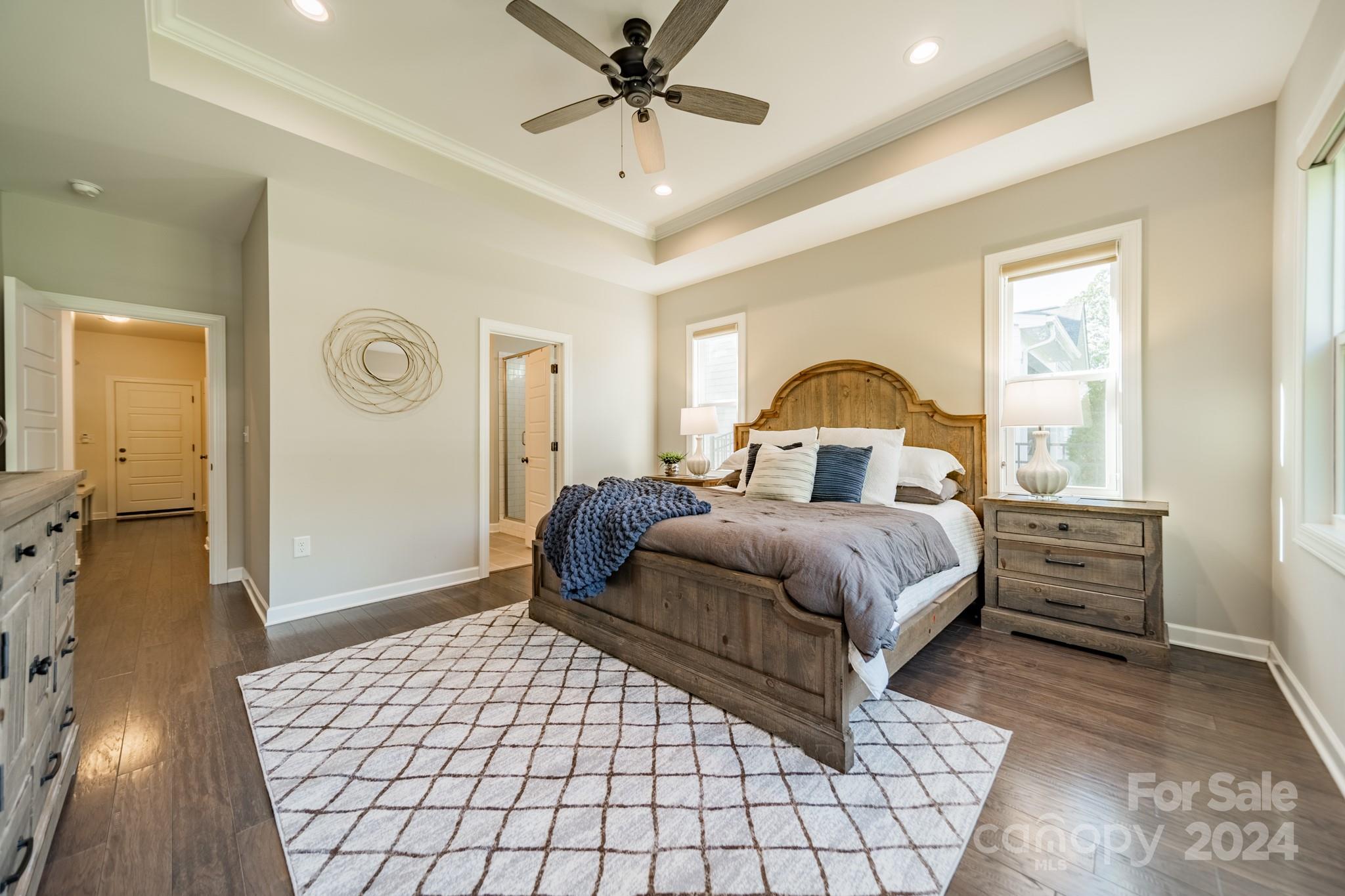 2826 Walker Road Matthews, NC 28105 - Photo 28 of 45 a bedroom with a bed and window