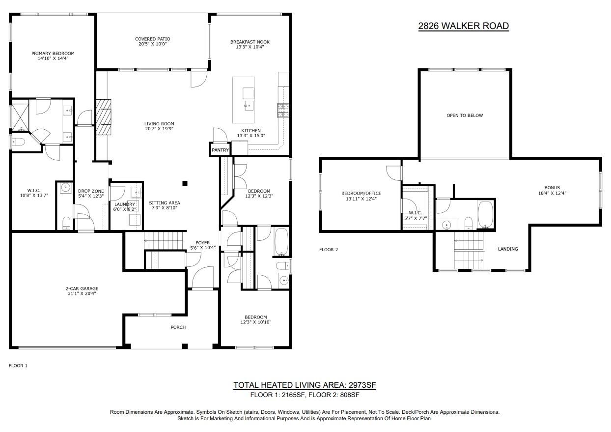 2826 Walker Road Matthews, NC 28105 - Photo 45 of 45 a picture of a bathroom with a sink