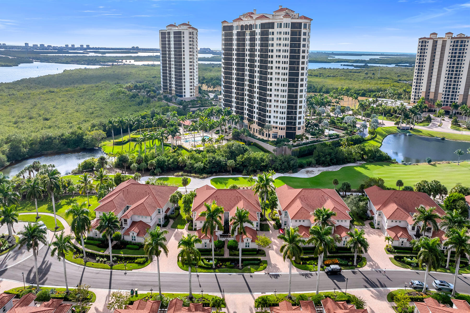 1285 Rialto Way, Unit 102 Naples, FL 34114 - Photo 42 of 49 a view of lake with yard