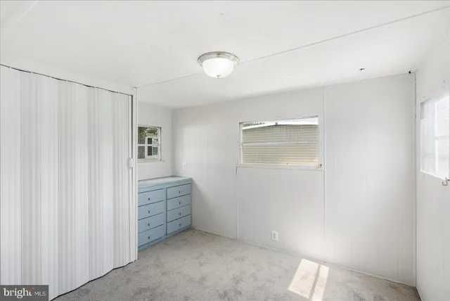 a view of room with windows